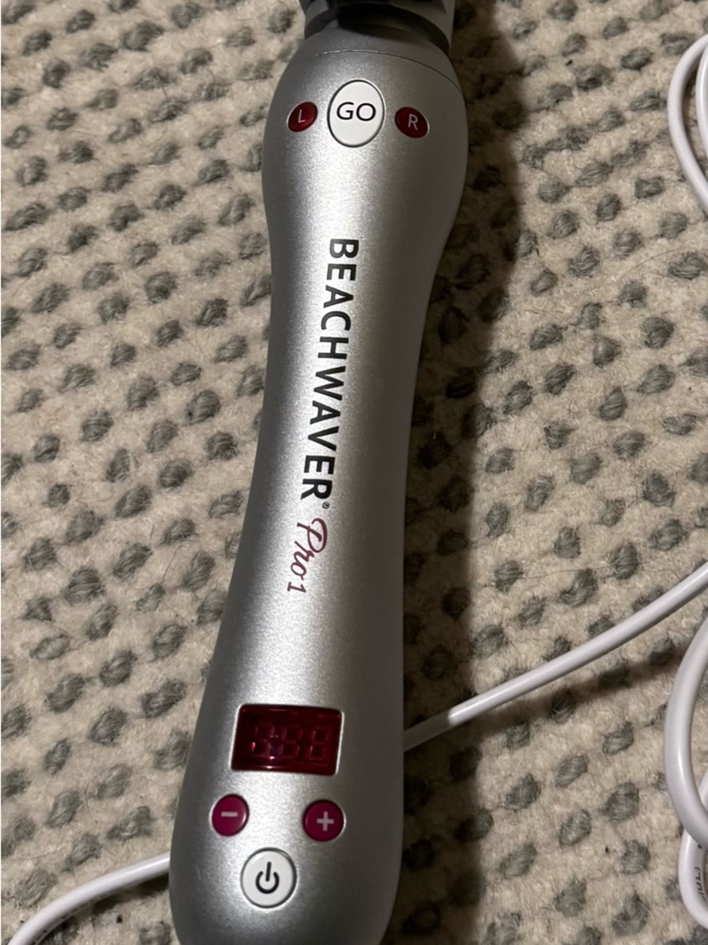 Beachwaver Pro 1 Silver Curling Iron - Professional Styling Tool